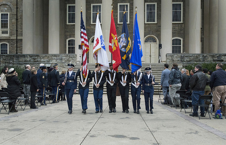 Marking Veterans Day at Penn State.